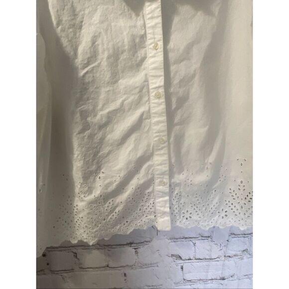 Gap cotton crop button down woman’s shirt - Picture 4 of 10